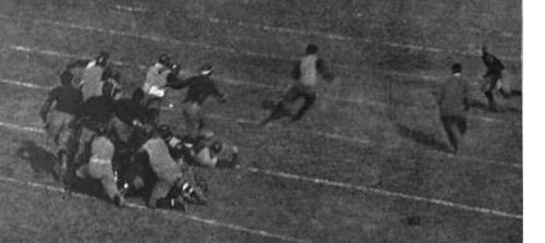 George Chadwick touchdown for Yale against Princeton in 1902