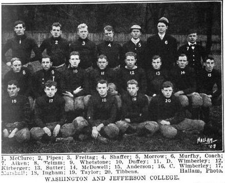 1908 Washington & Jefferson football team