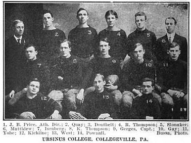 1910 Ursinus football team