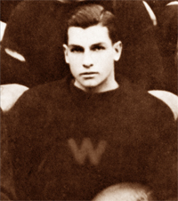 Wesleyan quarterback Everett Bacon