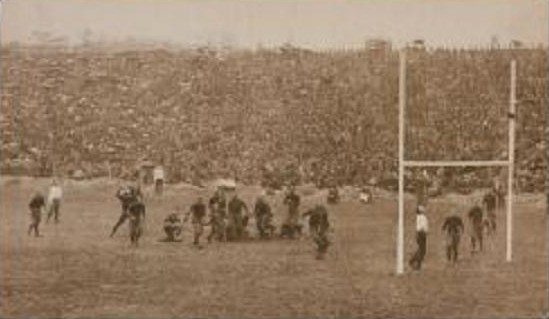 1913 Harvard's field goal to beat Princeton 3-0