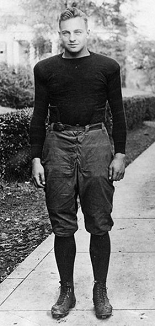 Virginia halfback Eugene Mayer