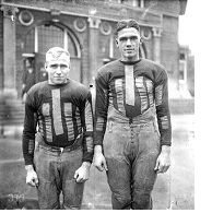 1919 Illinois football players Dutch Sternaman and Chuck Carney
