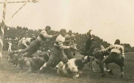 Higginbotham's winning touchdown for Texas A&M against Texas in 1919
