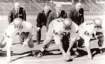 Four Horsemen of Notre Dame reunited for Notre Dame game at Stanford in 1963