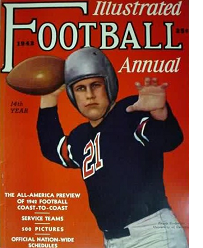 Georgia halfback Frank Sinkwich on the cover of Illustrated Football, 1942