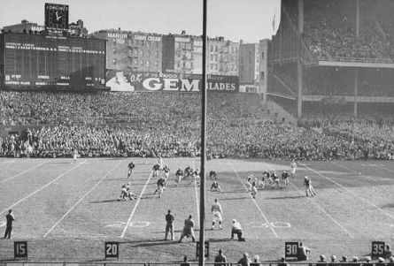 1946 Army-Notre Dame football game at Yankee Stadium