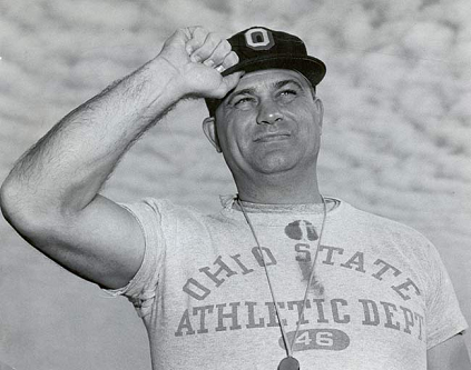 Ohio State football coach Woody Hayes