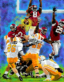 Terrence Cody blocks Tennessee field goal attempt 2009